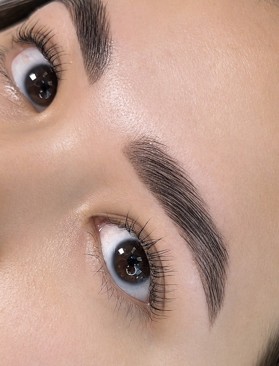 Lash and brow work by Lash & Brow Now